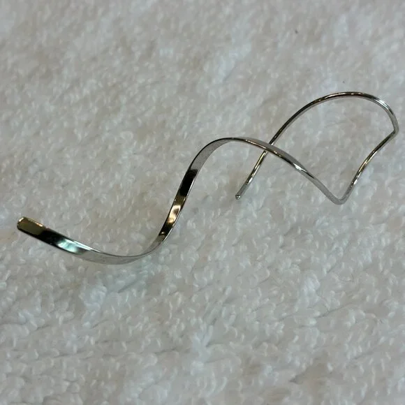 NWOT Spiral Threader Drop Dangle Sterling Silver Earrings Jewelry - Picture 5 of 7